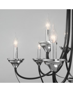 Подвесная люстра Eurosvet 60098/9 хром-foto2