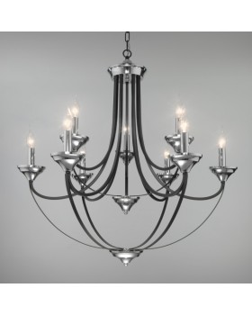 Подвесная люстра Eurosvet 60098/9 хром-foto3