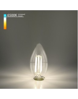 Светодиодная лампа Elektrostandard Свеча BLE2759 F 9W 6500K E27 (C35 прозрачный)