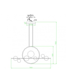 Люстра на штанге Kink Light 09408-7L,19-foto2