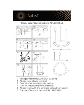 Подвесная люстра APLOYT APL.022.13.48-foto2