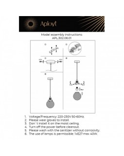Подвесной светильник APLOYT APL.302.06.01-foto12