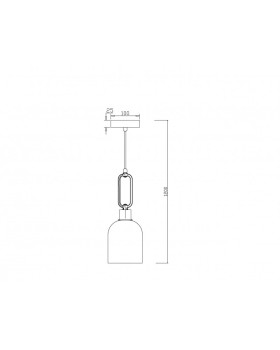 Подвесной светильник Freya FR5178PL-01N-foto2