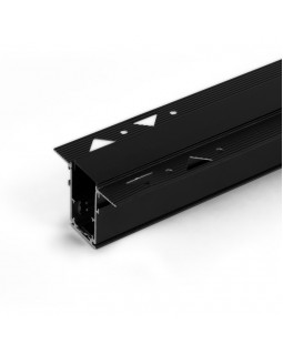 Шинопровод Elektrostandard Slim Magnetic Шинопровод встраиваемый (черный) (2м) 85087/00