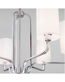 Подвесная люстра Eurosvet 60128/6 хром-foto2