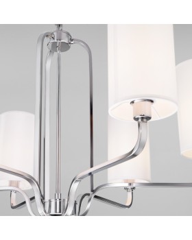 Подвесная люстра Eurosvet 60128/6 хром-foto2