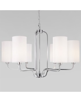 Подвесная люстра Eurosvet 60128/6 хром-foto4