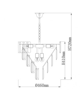Подвесная люстра DeMarkt 111014308-foto12