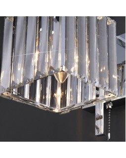 Бра Eurosvet 10126/1 хром/прозрачный хрусталь Strotskis (10117/1)-foto2