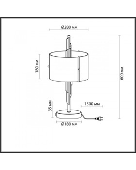 Настольная лампа Odeon Light 4895/2T-foto5
