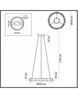 Подвесная люстра Odeon Light 4991/55L-foto5