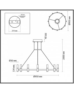Подвесная люстра Odeon Light 5009/48L-foto5