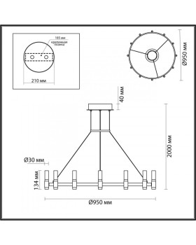 Подвесная люстра Odeon Light 5009/48L-foto5