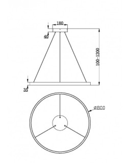 Подвесной светильник Maytoni MOD058PL-L42W3K-foto2
