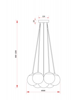 Подвесная люстра Freya FR5231PL-07CH-foto2