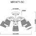 Люстра на штанге MyFar MR1471-5C