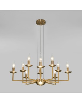 Подвесная люстра Eurosvet 60150/10 латунь-foto4