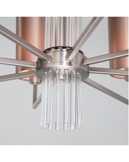 Подвесная люстра Eurosvet 60134/8 никель-foto8