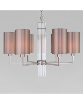 Подвесная люстра Eurosvet 60134/6 никель-foto7