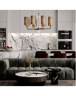 Подвесная люстра Eurosvet 60134/6 никель-foto9