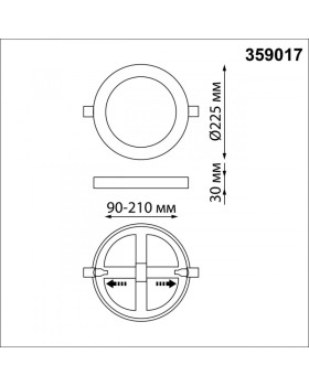 Встраиваемый светильник Novotech 359017-foto2