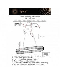 Подвесная люстра APLOYT APL.026.03.70-foto17