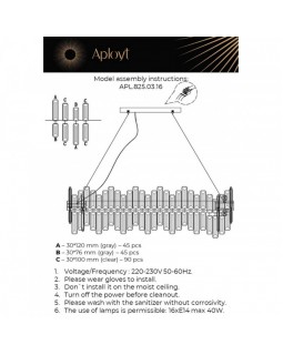 Подвесная люстра APLOYT APL.825.03.16-foto21