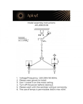 Подвесная люстра APLOYT APL.838.03.08-foto16