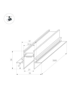 Шинопровод Arlight 033460-foto4