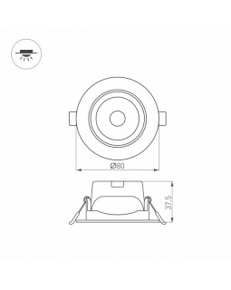 Светильник Downlight Arlight 032857-foto6