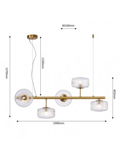 Подвесная люстра Favourite 4051-5P-foto6