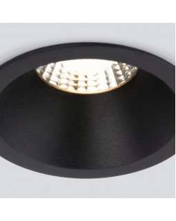 Встраиваемый светильник Elektrostandard 15266/LED 7W 3000K BK черный-foto2