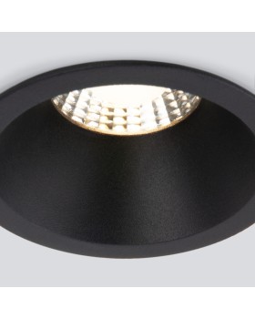 Встраиваемый светильник Elektrostandard 15266/LED 7W 3000K BK черный-foto2
