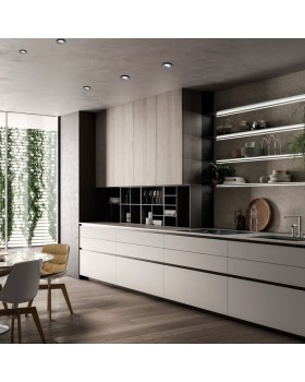 Встраиваемый светильник Elektrostandard 118 MR16 серебро/черный-foto4
