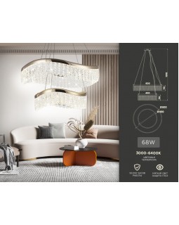 Каскадная люстра Ambrella Light TR49728-foto3