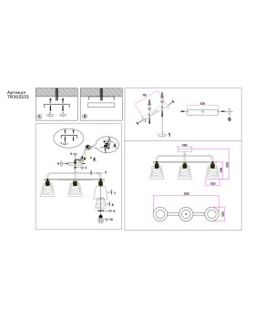 Накладной светильник Ambrella Light TR303233-foto3