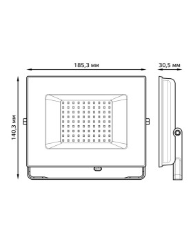 Прожектор Gauss 613100350-foto2
