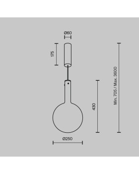 Подвесной светильник Maytoni MOD182PL-L6B3K-foto7