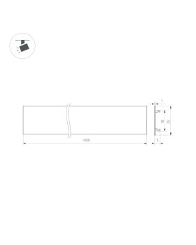 Экран для шинопровода Arlight 038359-foto2