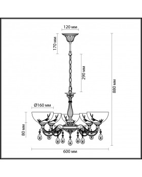 Подвесная люстра LUMION 2958/5-foto3