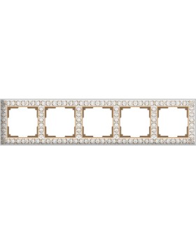 Рамка Werkel WL07-Frame-05(белое золото)