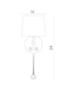 Бра Divinare 1341/02 AP-2-foto5