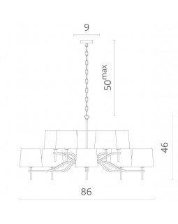 Подвесная люстра Divinare 1341/02 LM-10-foto5