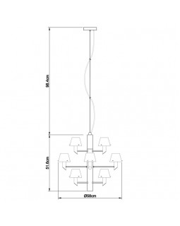 Подвесная люстра Divinare 1680/02 LM-12-foto5