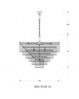 Подвесная люстра Divinare 3001/01 LM-16-foto4