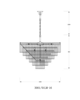 Подвесная люстра Divinare 3001/01 LM-16-foto4