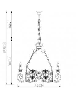 Подвесная люстра Divinare 8852/22 SP-6-foto4