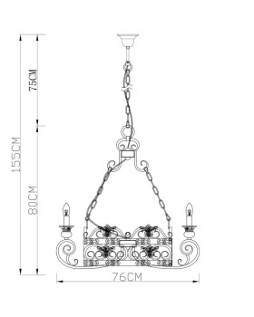 Подвесная люстра Divinare 8852/22 SP-6-foto4
