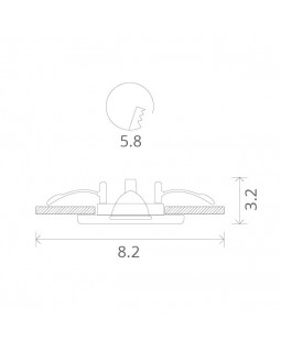 Встраиваемый светильник ARTE Lamp A1203PL-1GO-foto3
