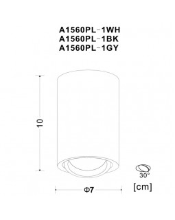 Накладной светильник ARTE Lamp A1560PL-1GY-foto3